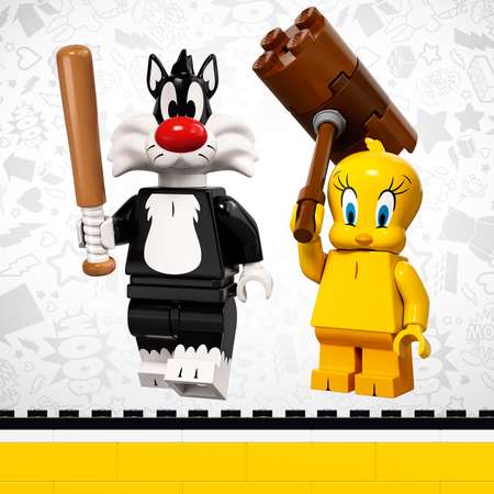 Конструктор LEGO Minifigures Looney Tunes блочный