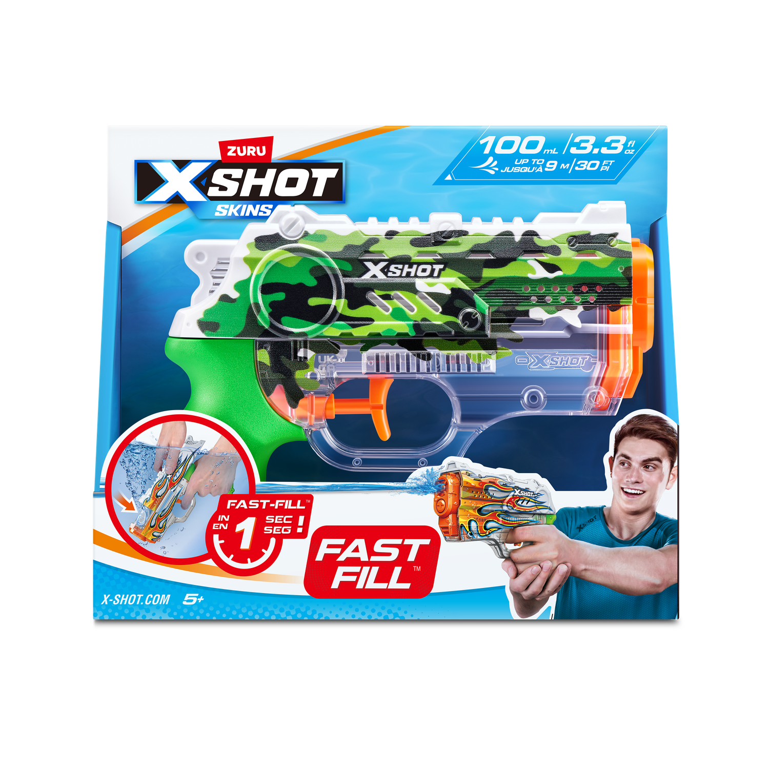 Бластер водный Zuru XSHOT  Skins Нано - фото 8