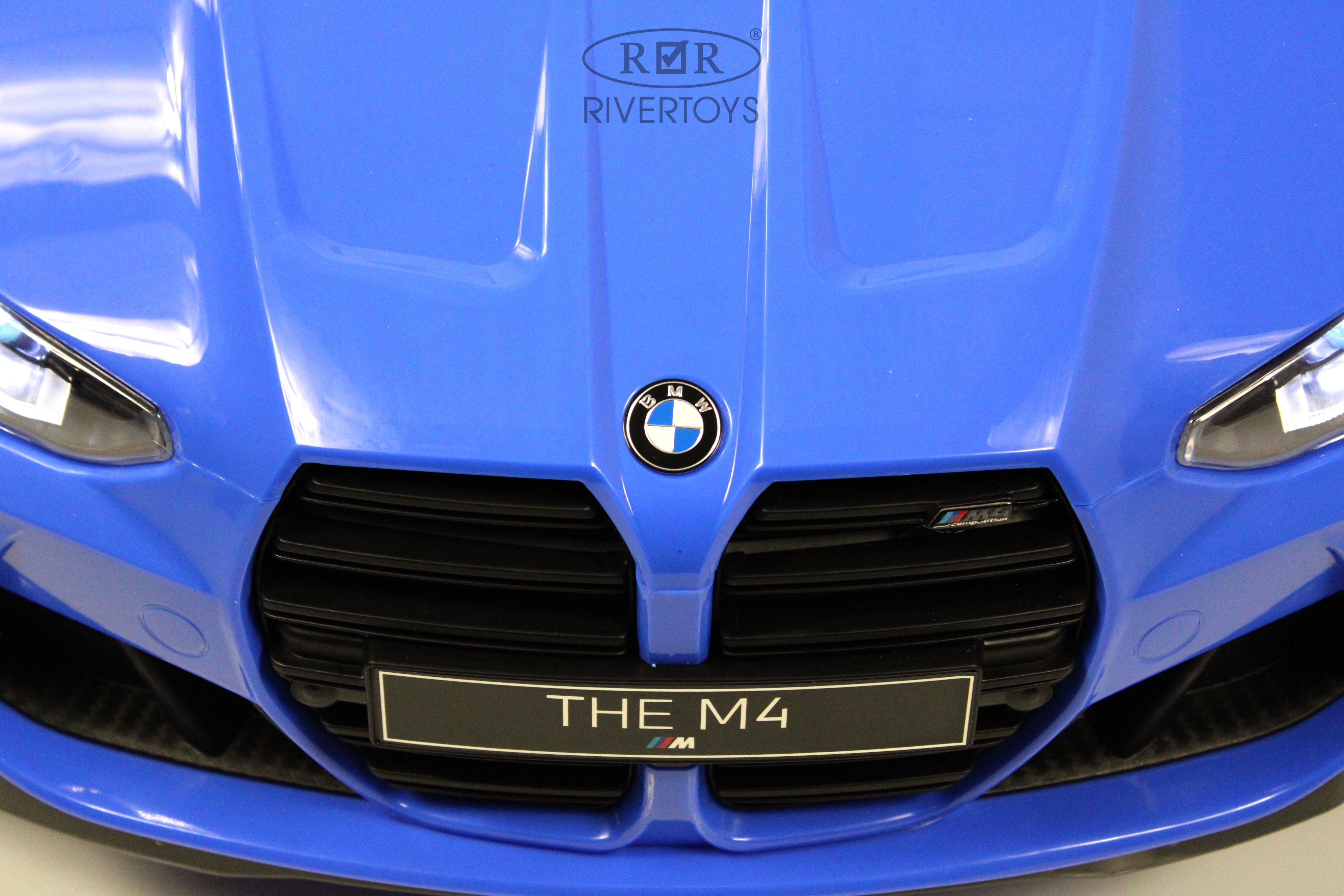 Электромобиль RIVERTOYS BMW A004AA-BMW-BLUE С пультом ДУ - фото 5