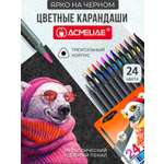 Карандаши цветные ACMELIAE 24 шт.