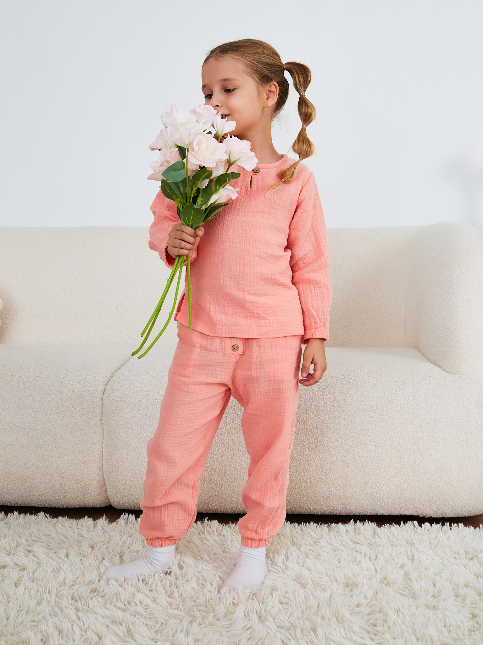 Костюм MOUN Костюм_муслин_персик - фото 22