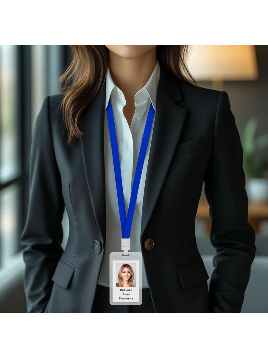 Бейдж Brauberg вертикальный - фото 5