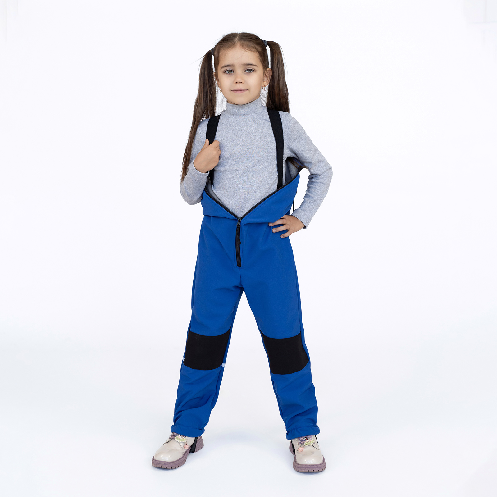 Комбинезон софтшелл Arctic kids 30-043 василек - фото 21
