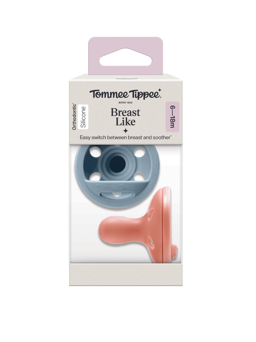 Пустышка Tommee tippee силикон ортодонтическая от 6 мес. 2 шт. - фото 2