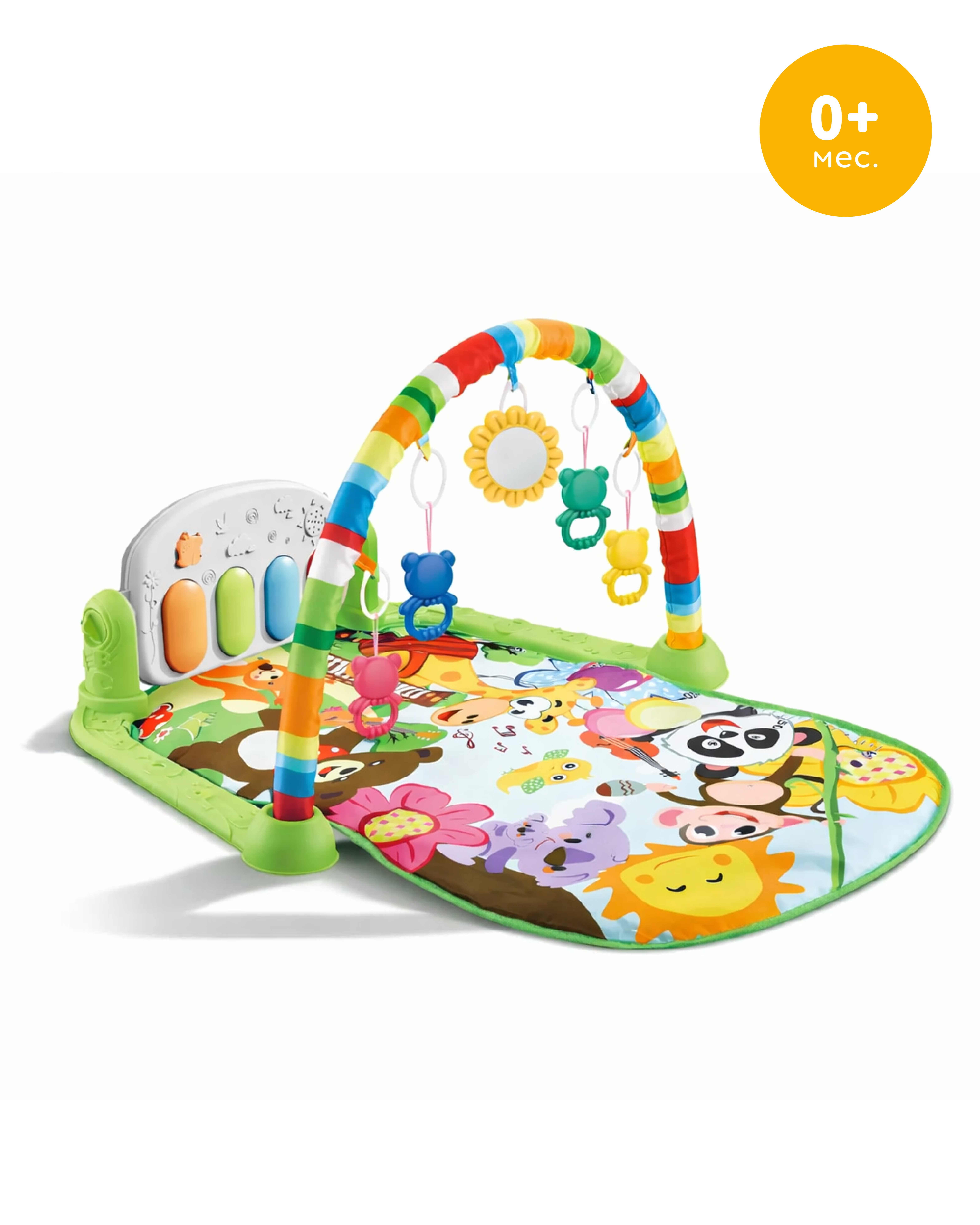 Изображение товара Развивающий коврик BabyGo с дугами и пианино для малышей