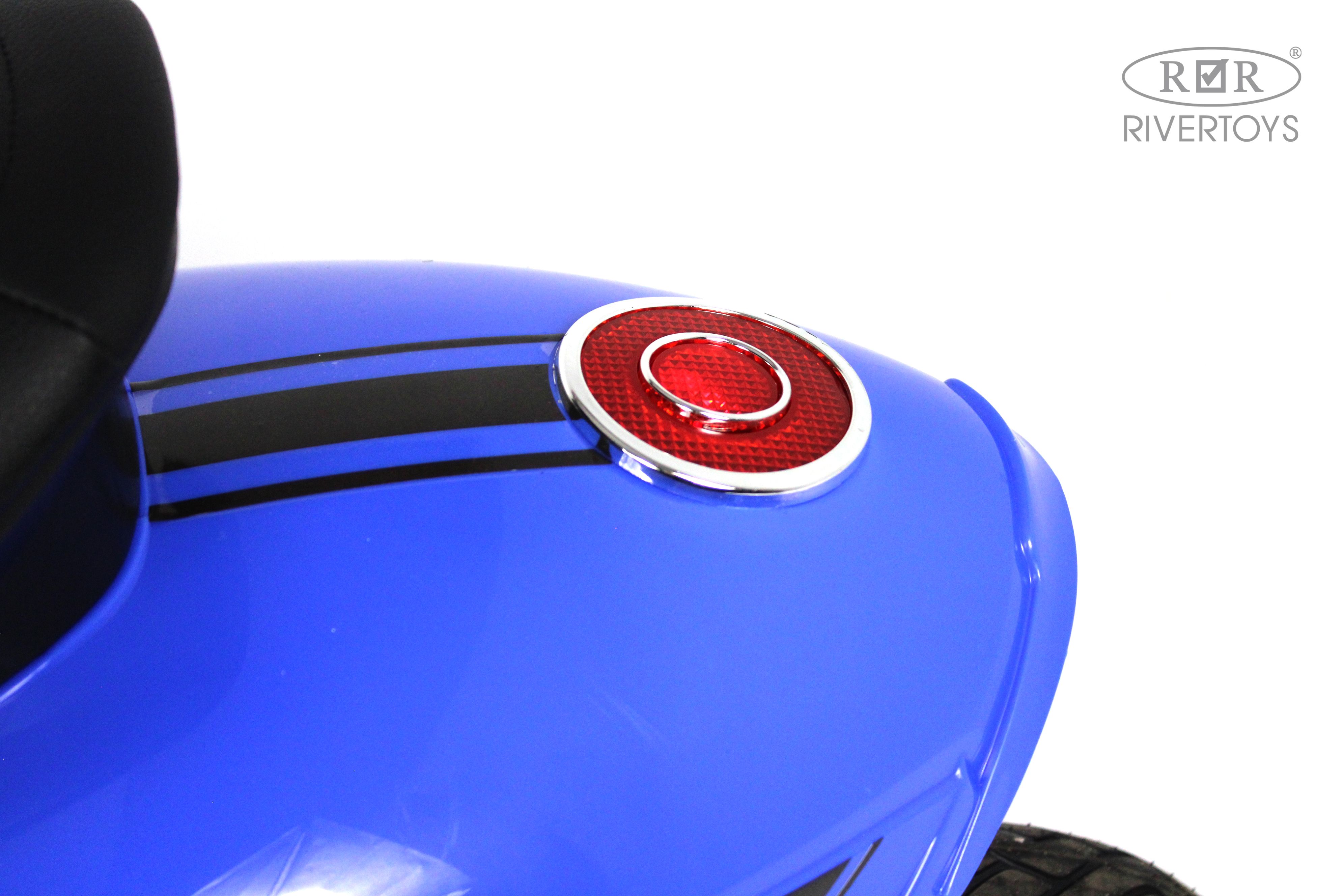 Электромотоцикл RIVERTOYS A111AA-MOTO-BLUE - фото 13