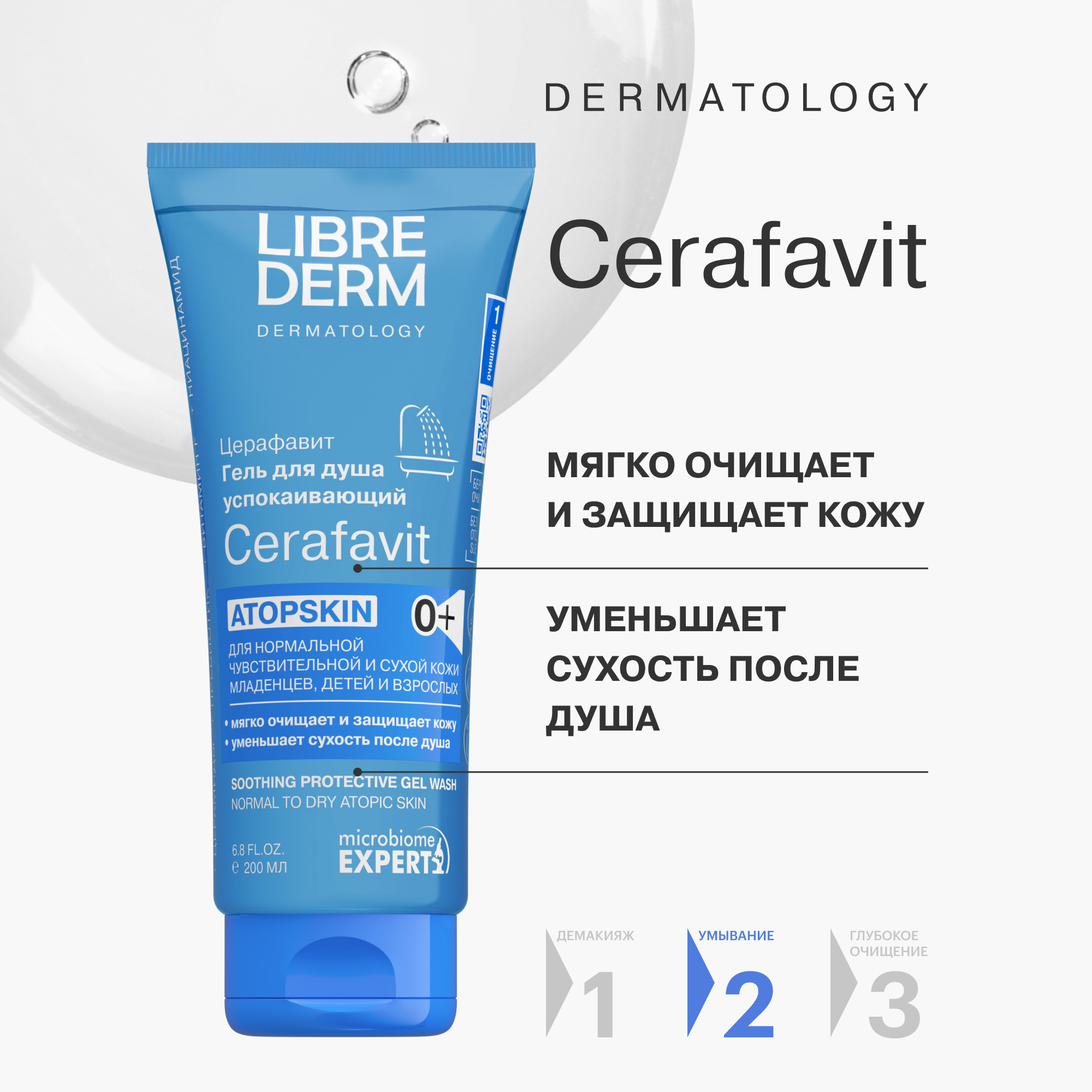 Набор средств Librederm CERAFAVIT 400 мл - фото 3