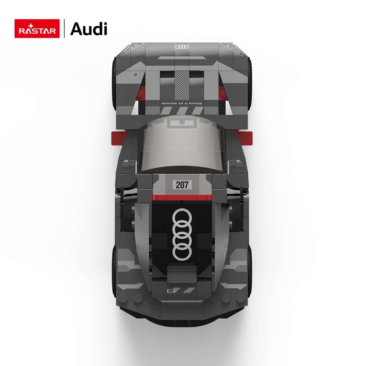 Конструктор Rastar Audi RS Q e-tron блочный - фото 7