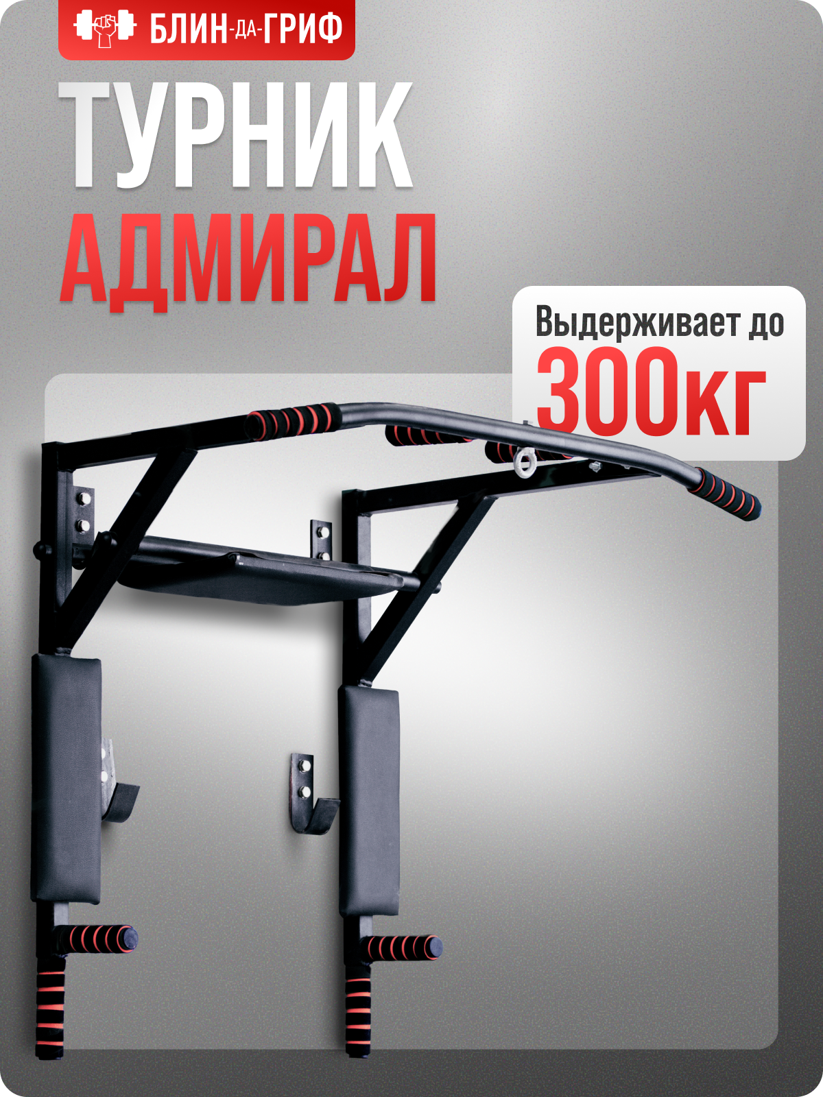 Спортивный турник БлинДаГриф 3в1 - фото 1