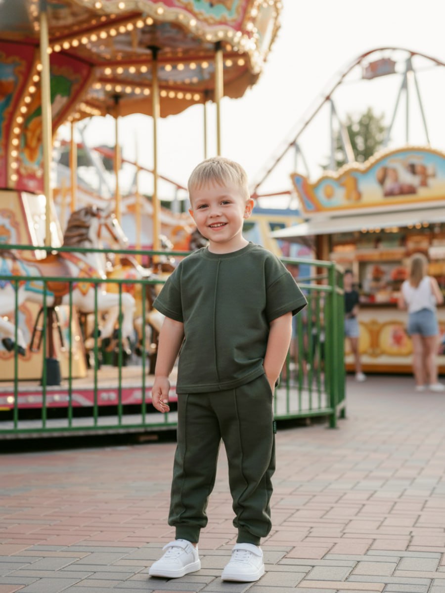 Спортивный костюм VEDDI 2080/6041фп-2024-хаки - фото 8