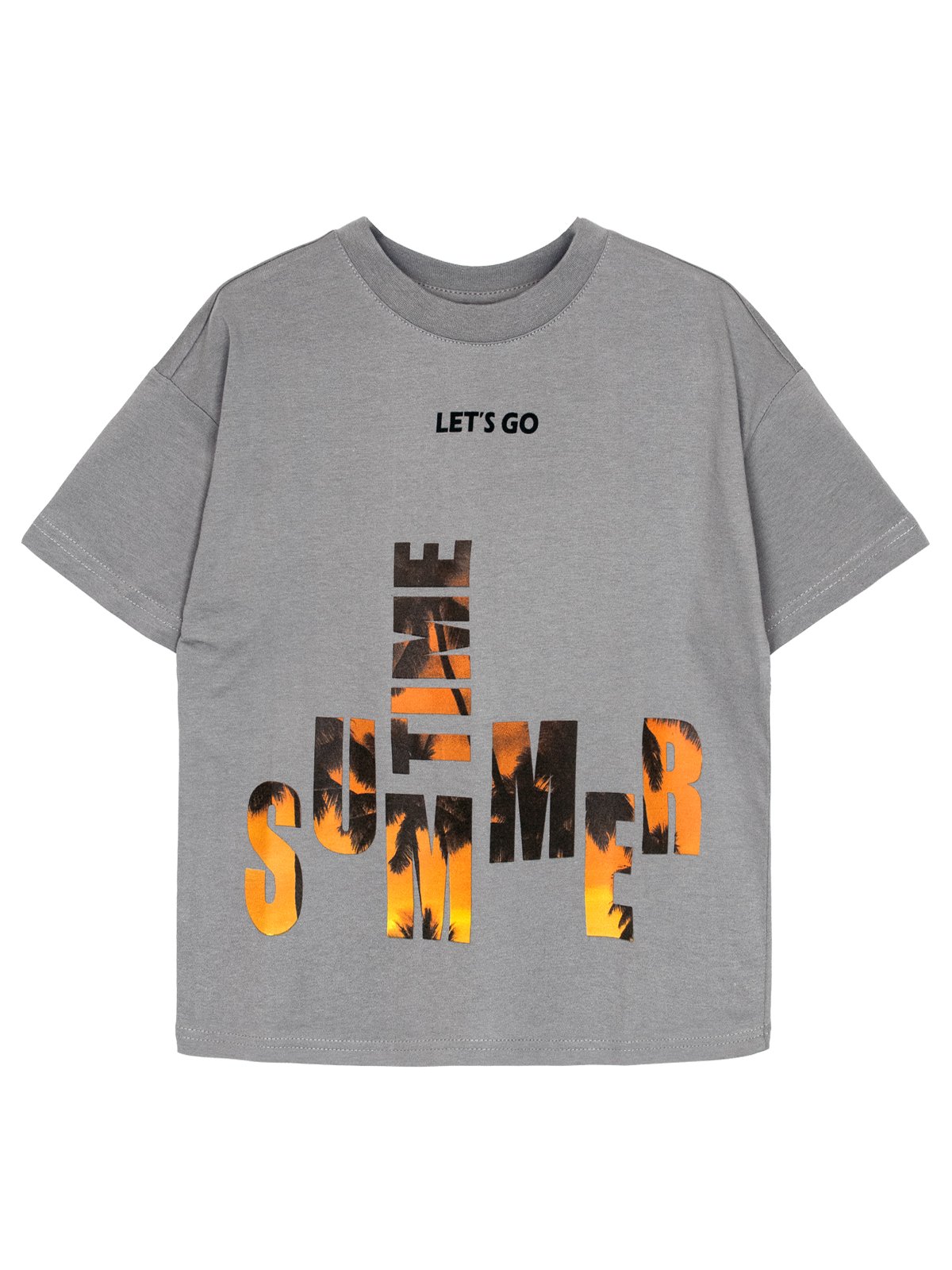 Футболка Lets Go 52357_серый - фото 7