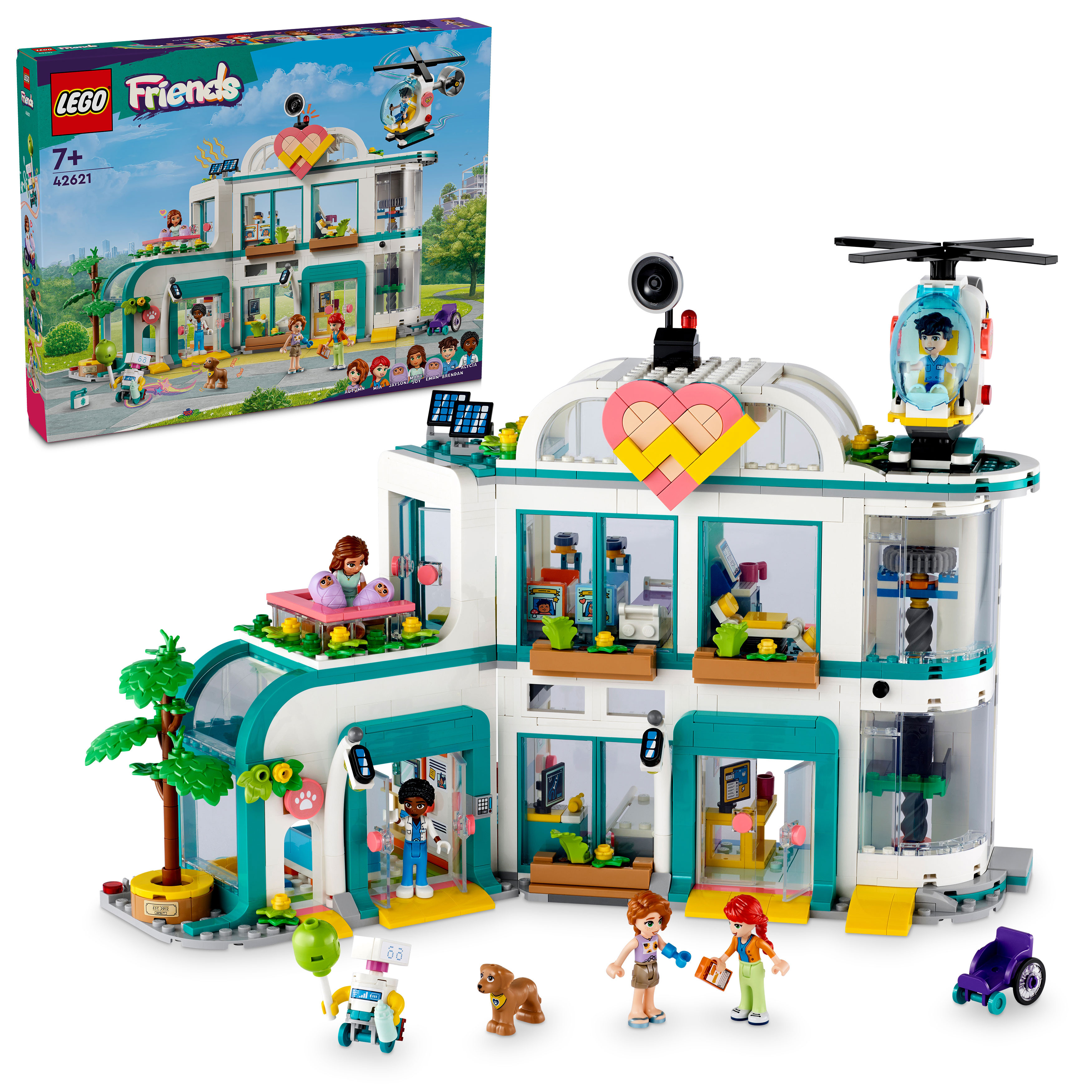 Конструктор LEGO Friends Городская больница Хартлейк блочный - фото 1