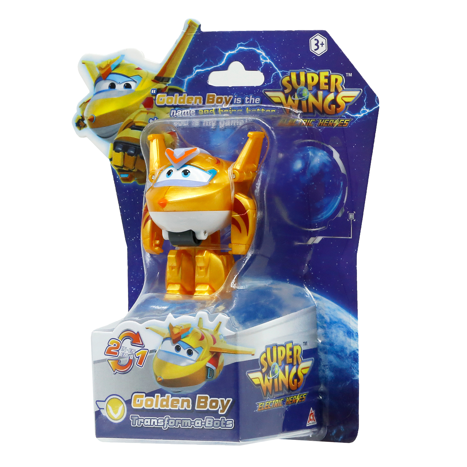 Фигурка Super Wings Голден Бой - фото 4
