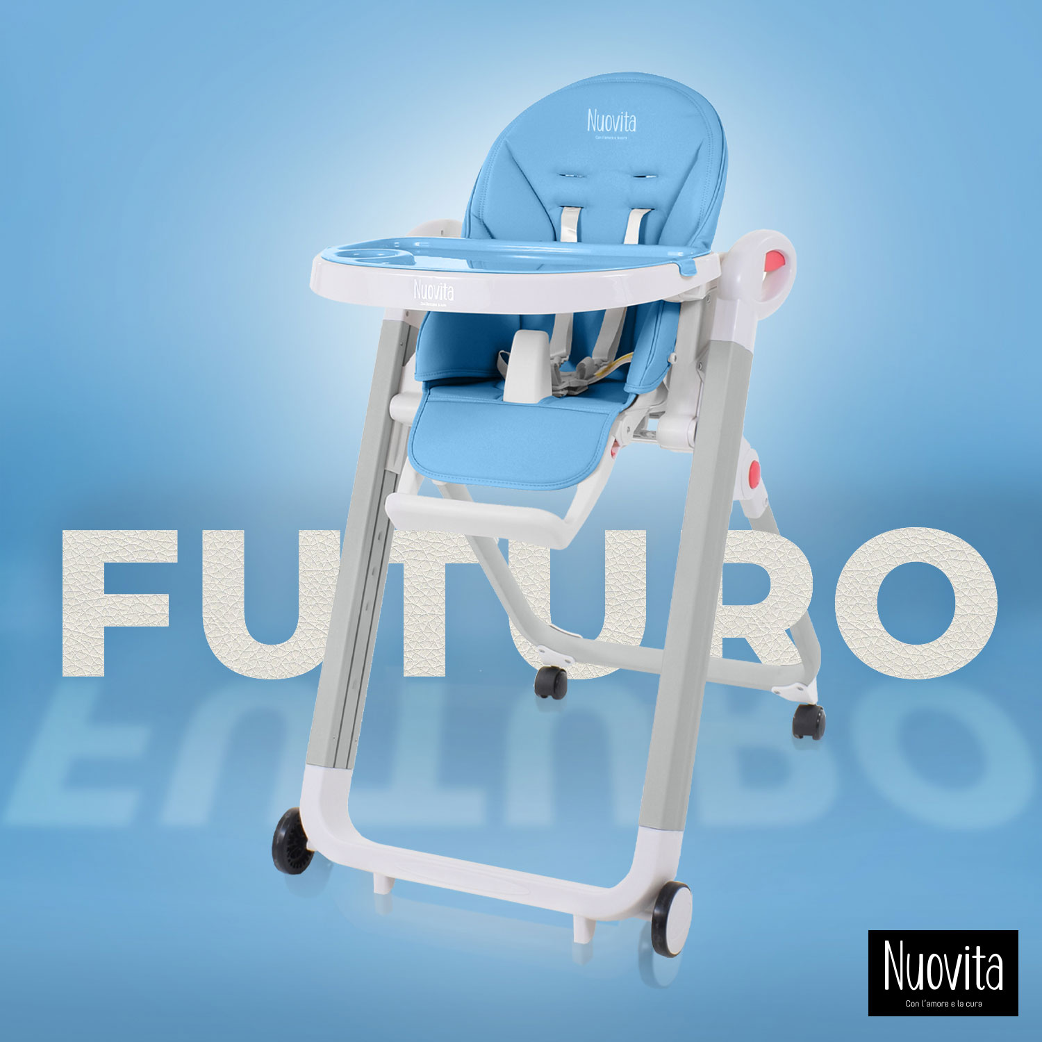 Стульчик для кормления Nuovita Futuro Bianco классический - фото 2