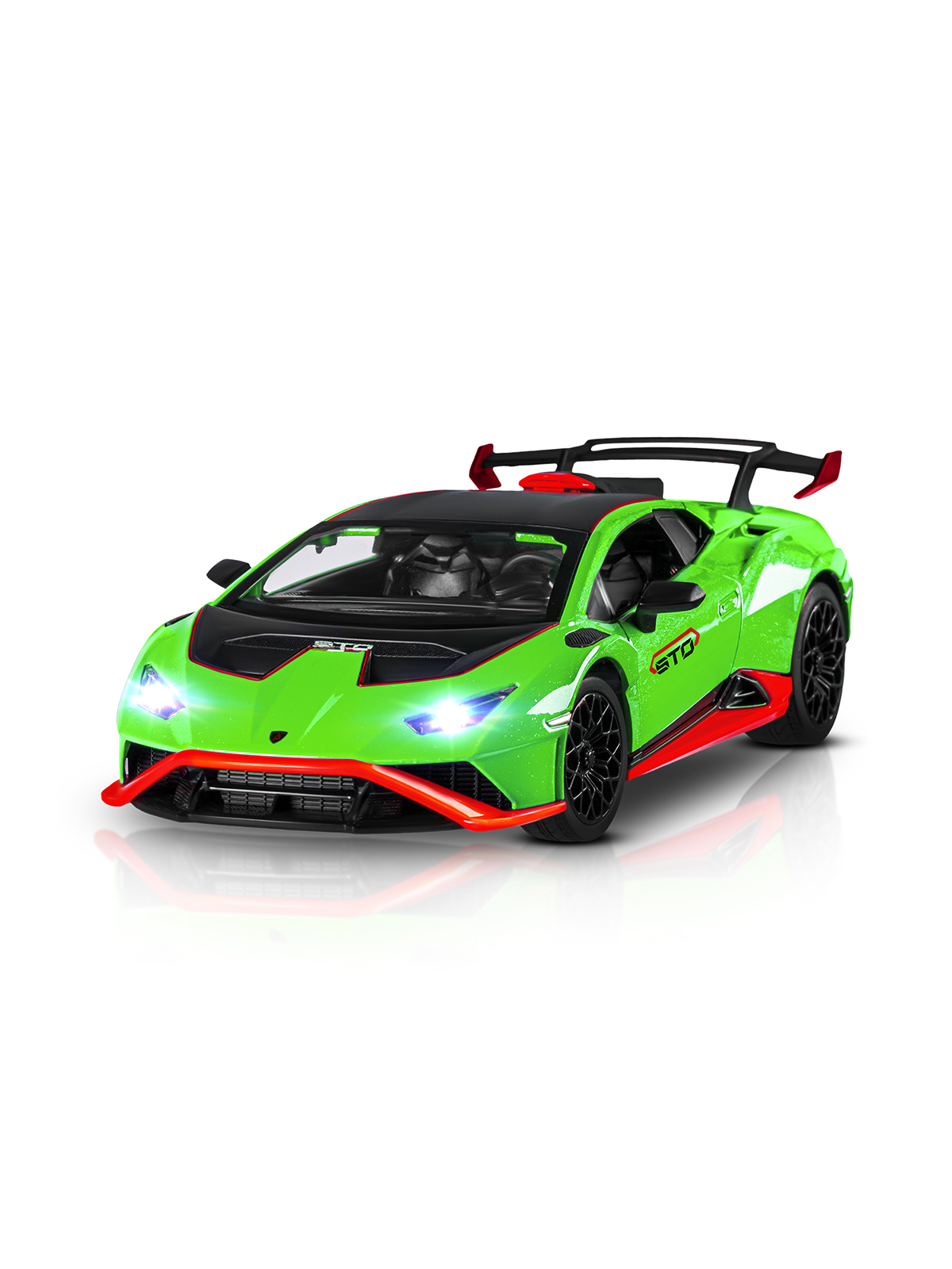 Автомобиль АВТОпанорама Lamborghini Huracan STO 1:32 JB1251662 - фото 14