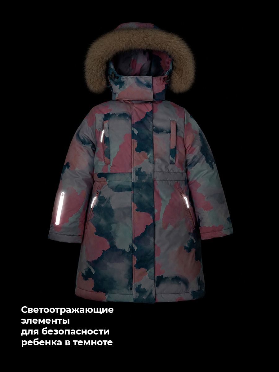 Пальто NIKASTYLE 6з5426 фламинго - фото 12