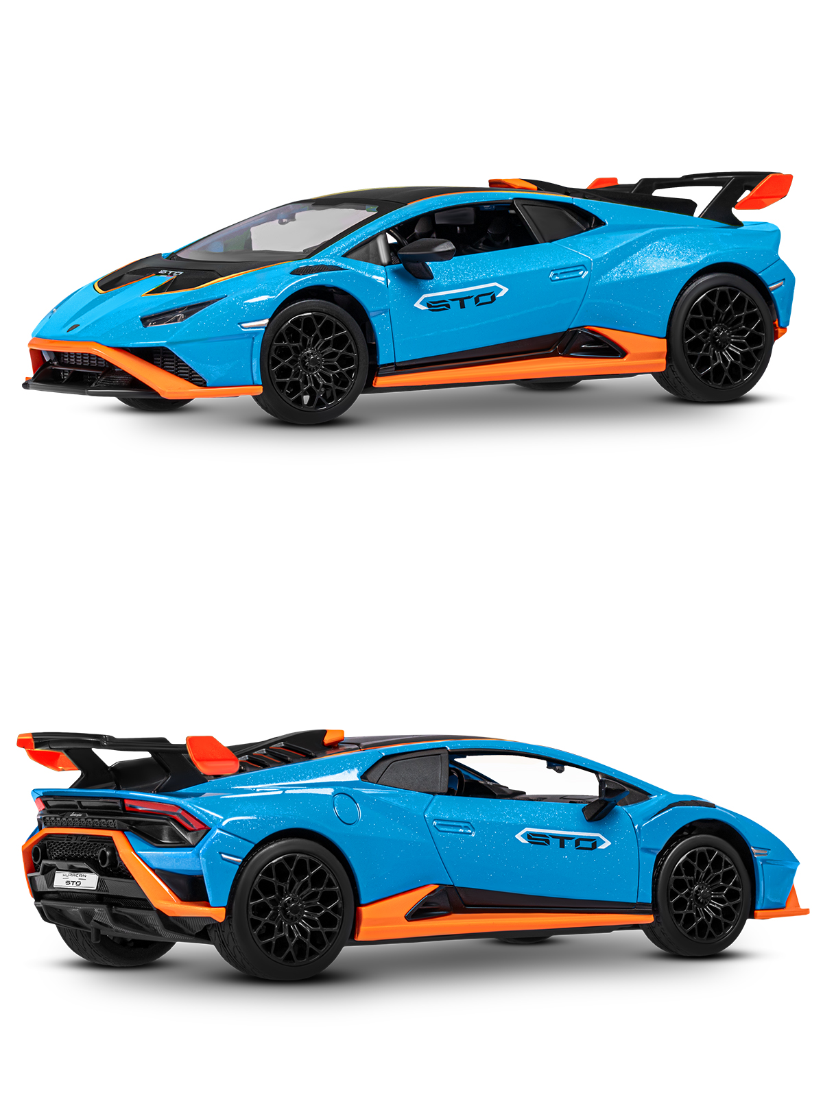 Автомобиль АВТОпанорама Lamborghini Huracan STO 1:32 JB1251663 - фото 9