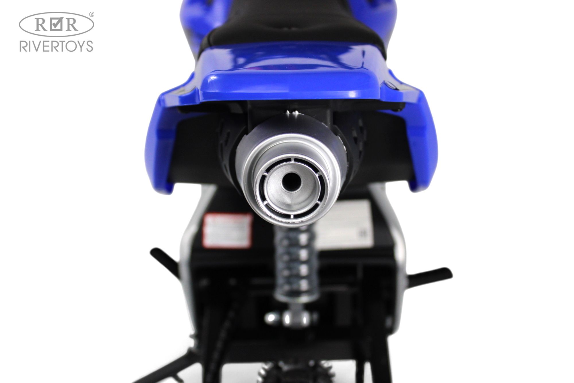 Электромотоцикл RIVERTOYS E777KX-MOTO-BLUE - фото 16