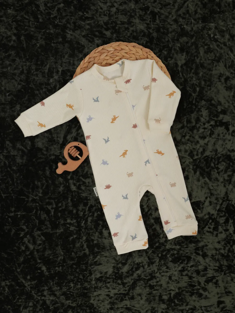 Комбинезон 3 шт Супер Пупс нбр/3пр/кмбнмол/полосатыединозавры - фото 17