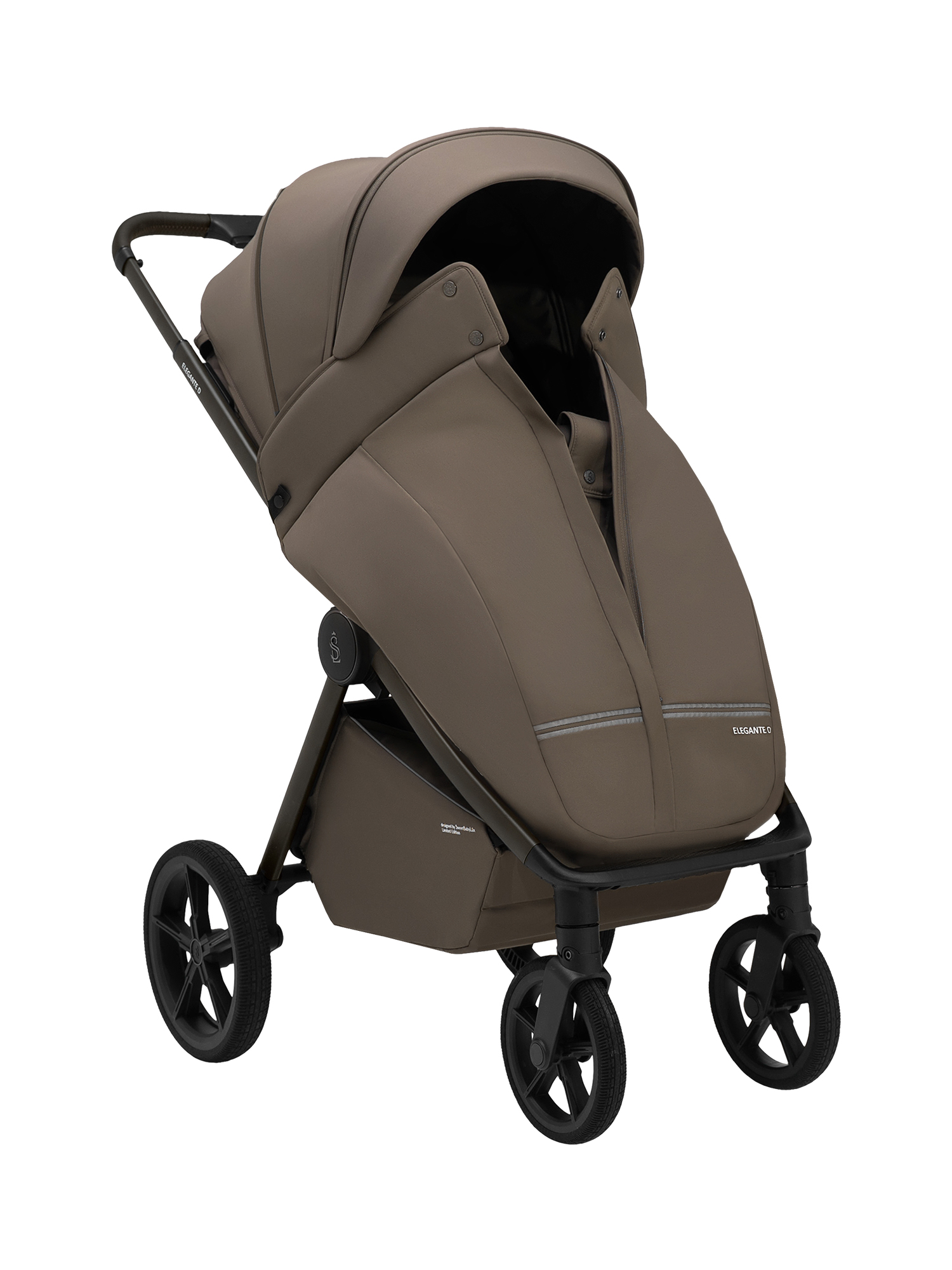 Коляска прогулочная Sweet Baby Elegante D Dark Beige бежевый - фото 14