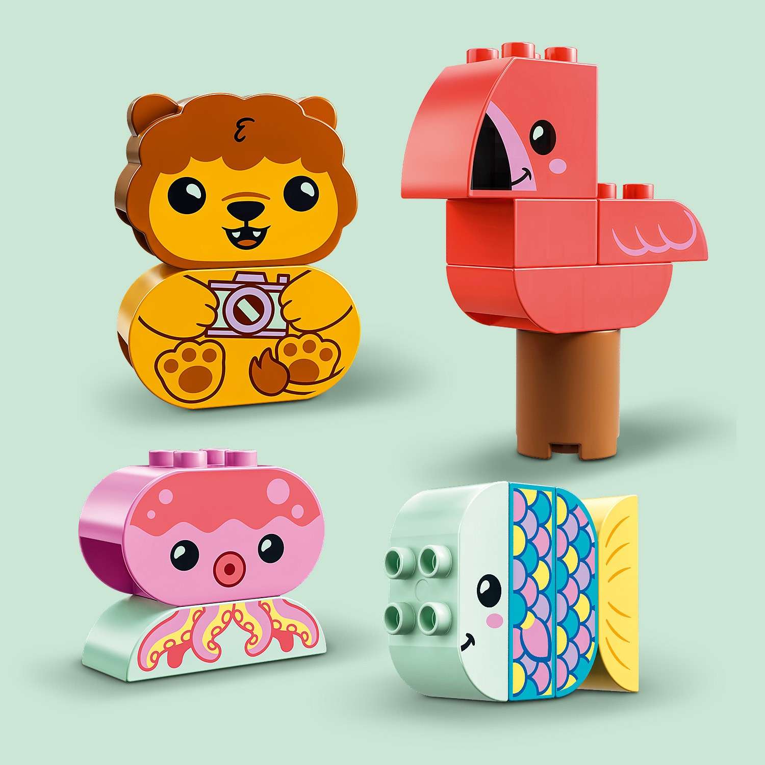 Конструктор LEGO DUPLO Плавучий остров для зверей 20 дет. - фото 9
