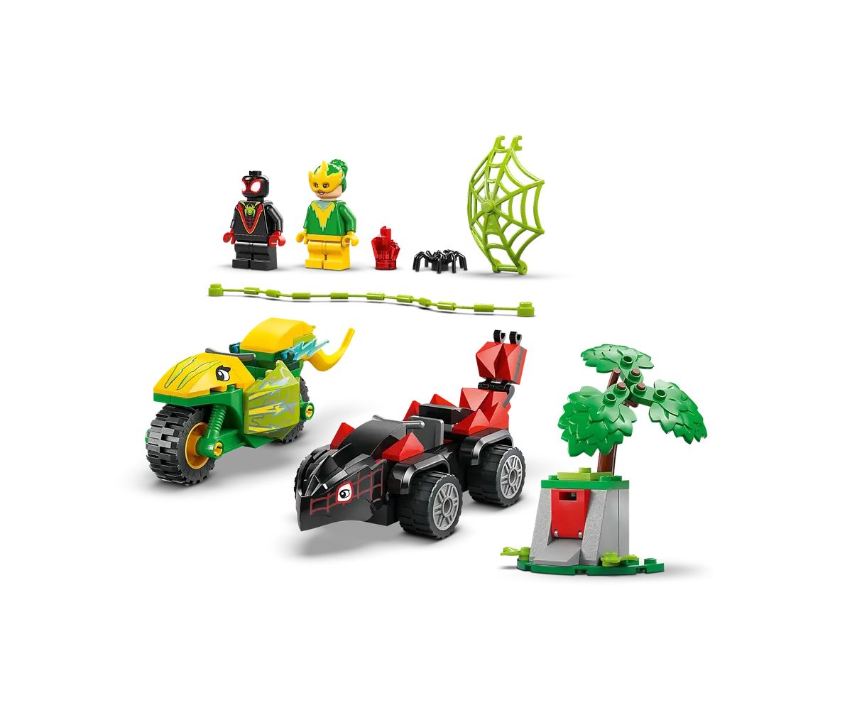 Конструктор LEGO Marvel Super Heroes Дино-гонщики Спин и Электро - фото 3