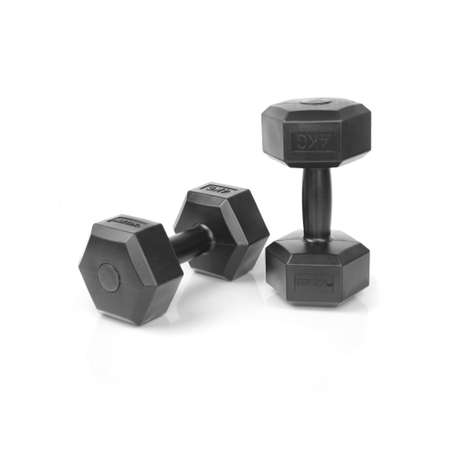 Гантели виниловые IRON GYM, 4 кг х 2 шт, черные