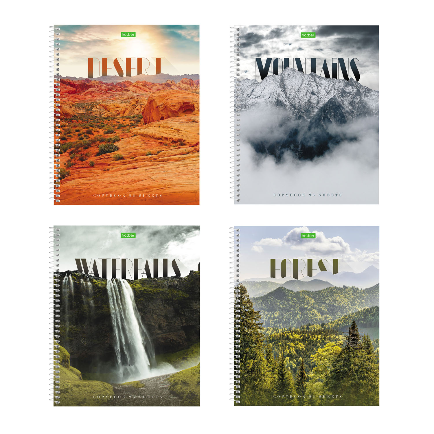 Общая тетрадь Hatber клетка 96 лист. в ассортименте - фото 1