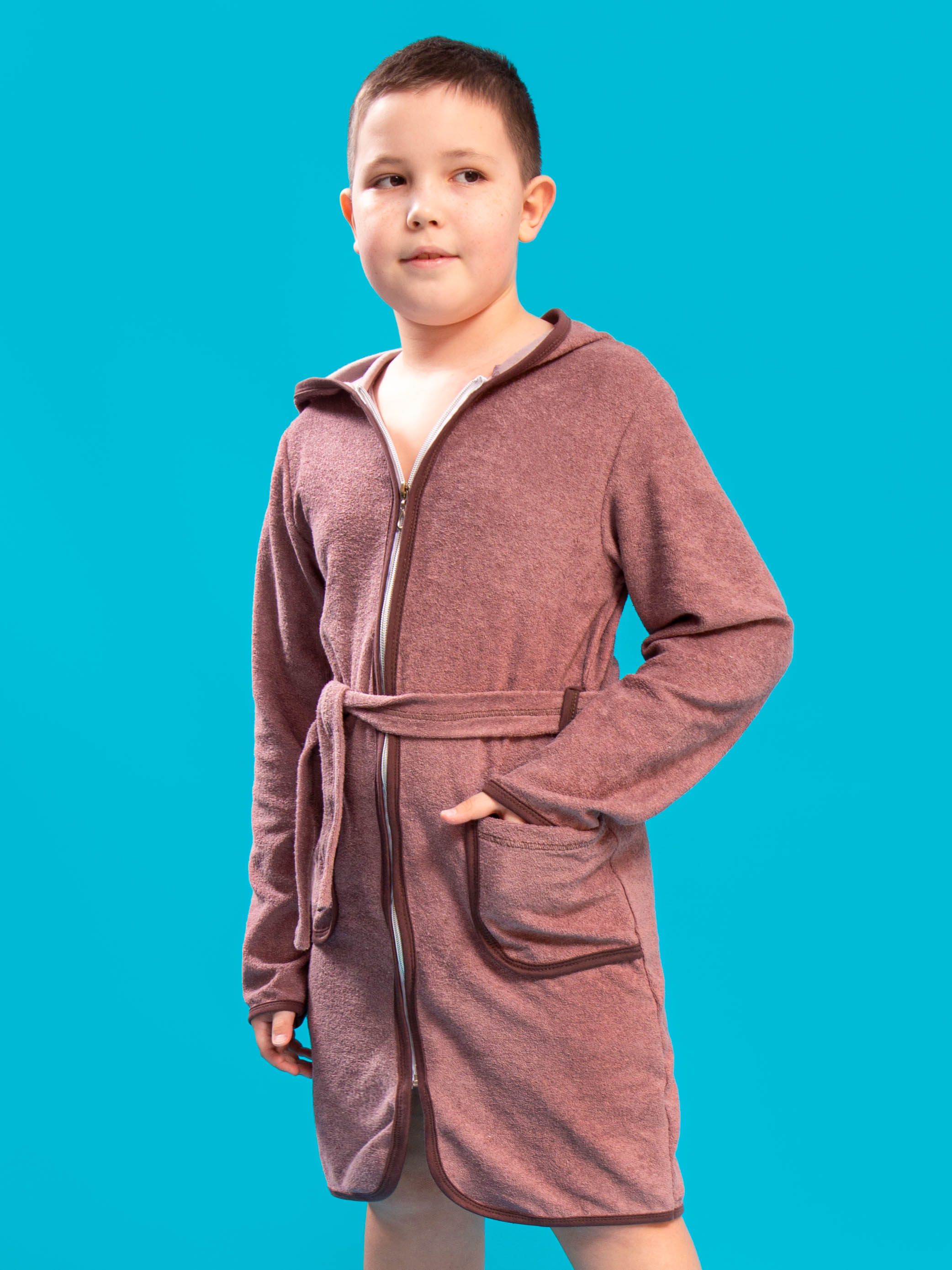 Халат TOTEMFOX 831М5F/кофейный/коричневый - фото 10