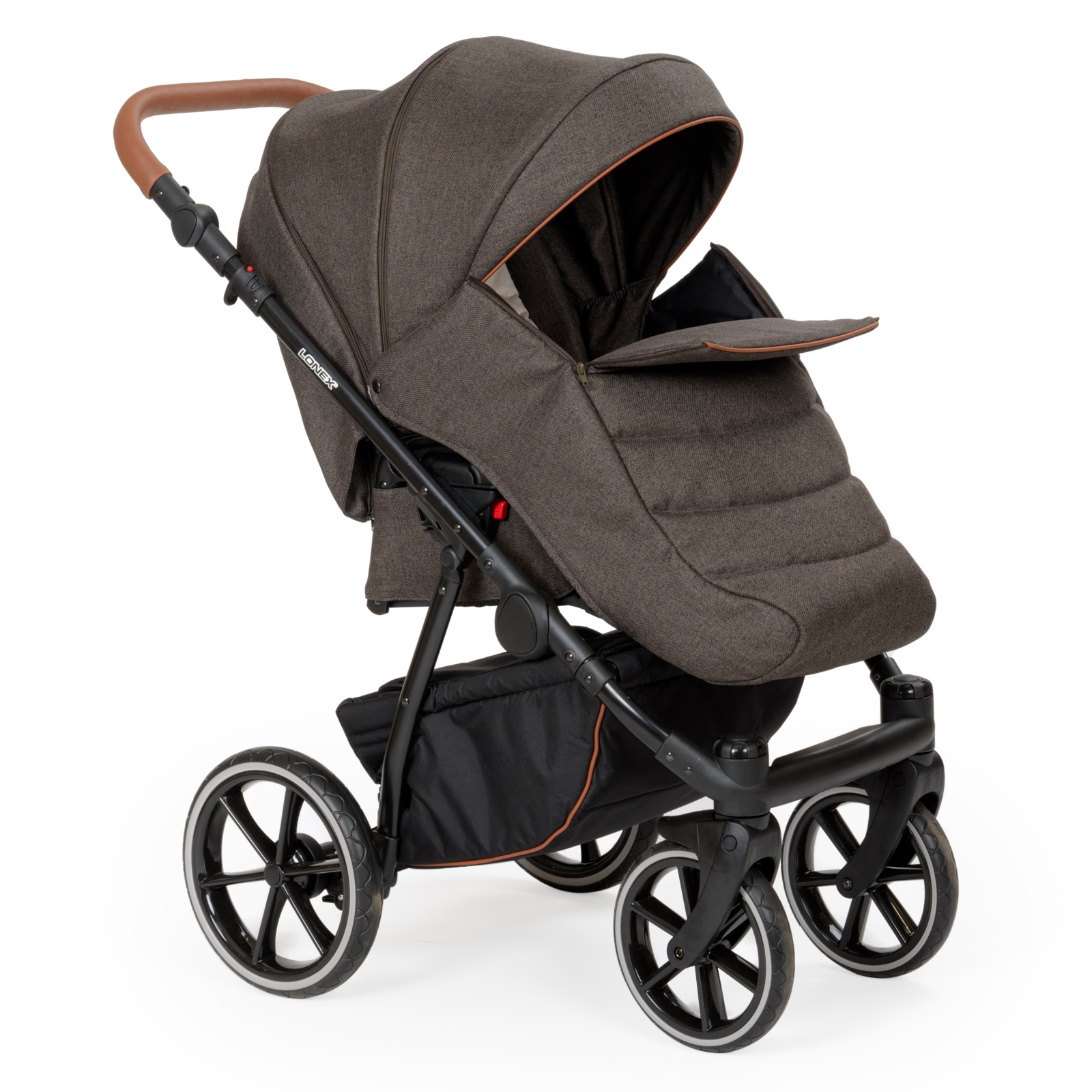 Коляска 2в1 LONEX Pax Eko Pro Dark - фото 12