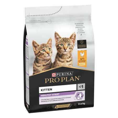 Корм сухой для котят PRO PLAN 3кг с курицей