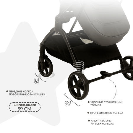 Коляска прогулочная Olsson Royal Grey