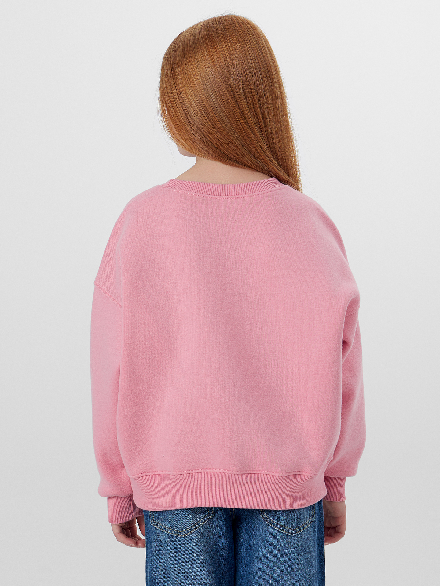 Свитшот Mark Formelle (Марк Формэль) 127978/розовый +печать - фото 2