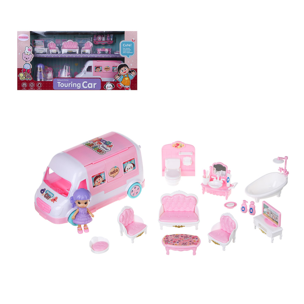 Домик для кукол Игроленд с мебелью 278-135 - фото 14