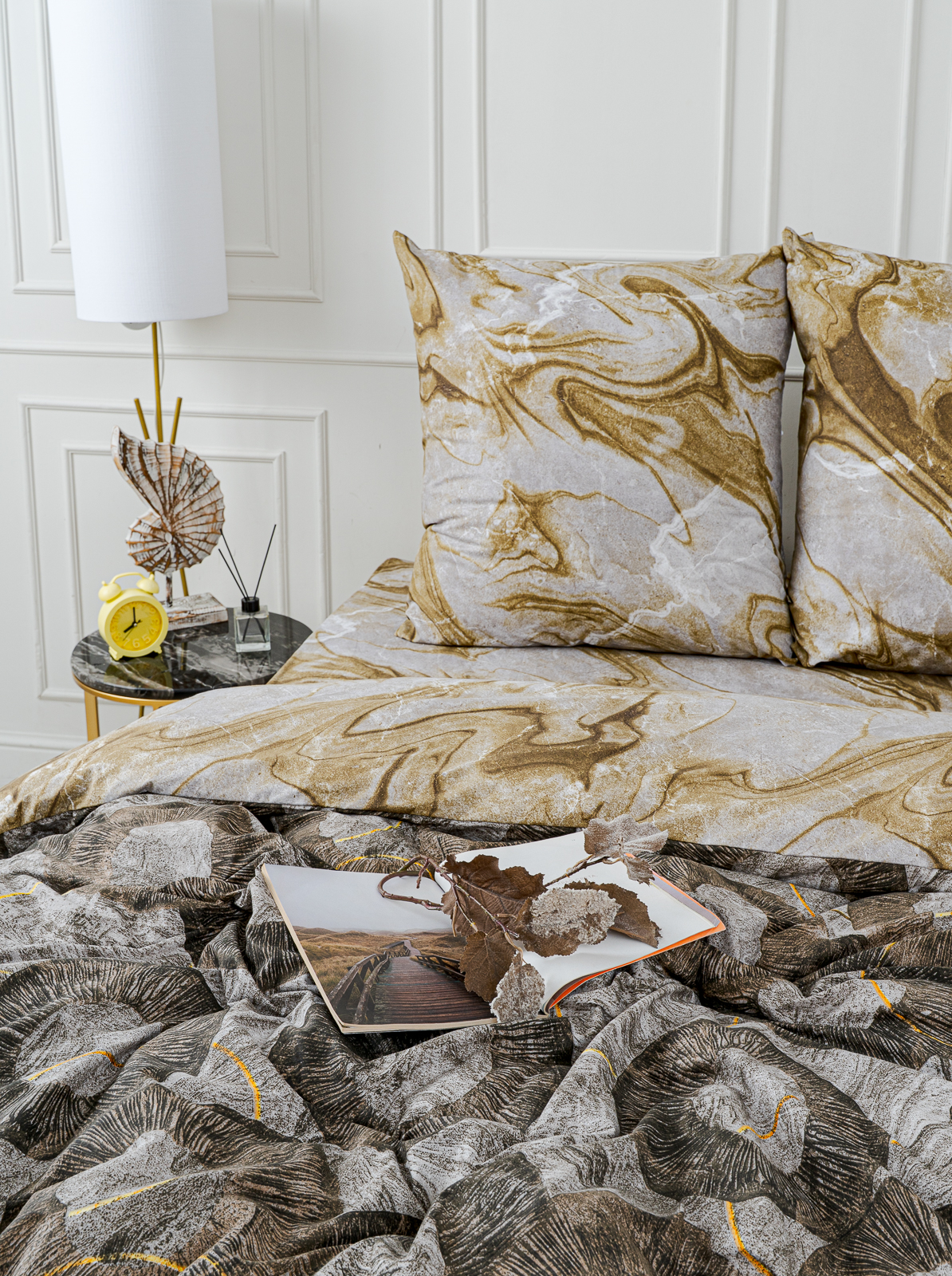 Комплект постельного белья LOVEBERRY Аммонит двуспальный 4 предм. - фото 6