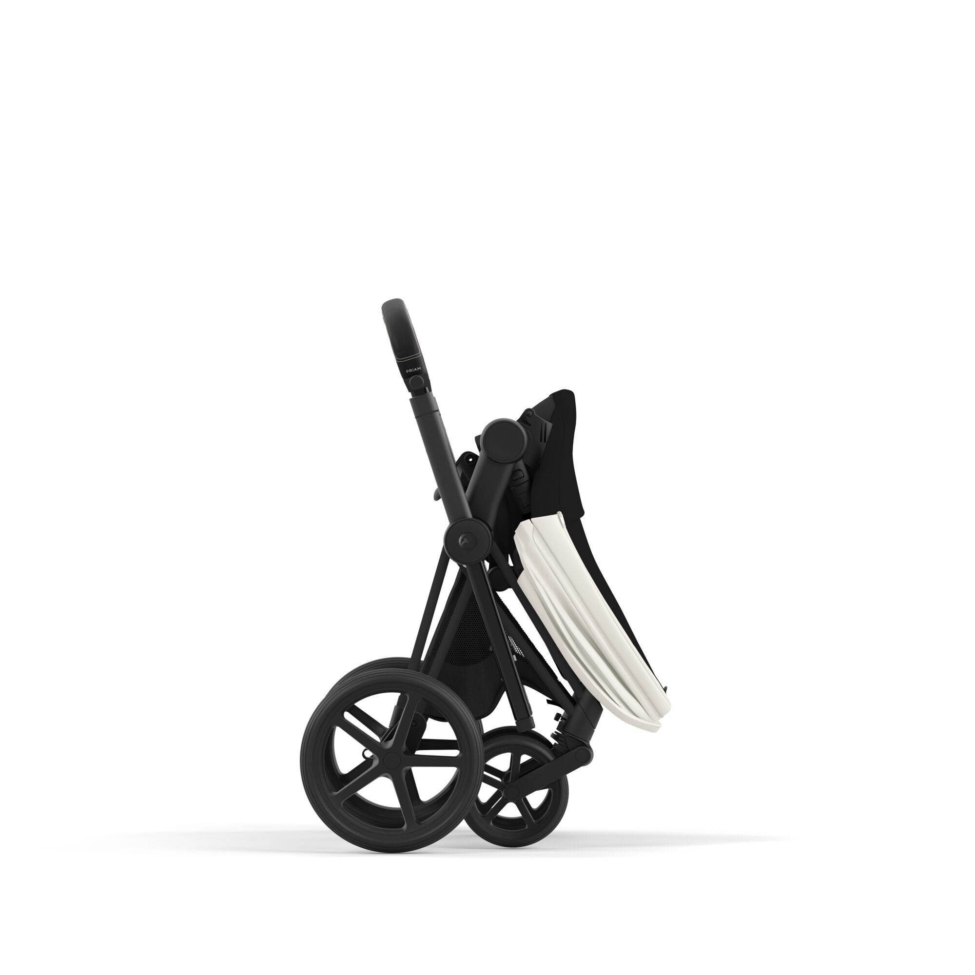 Коляска 2в1 Cybex Priam IV Matt Black белый - фото 10