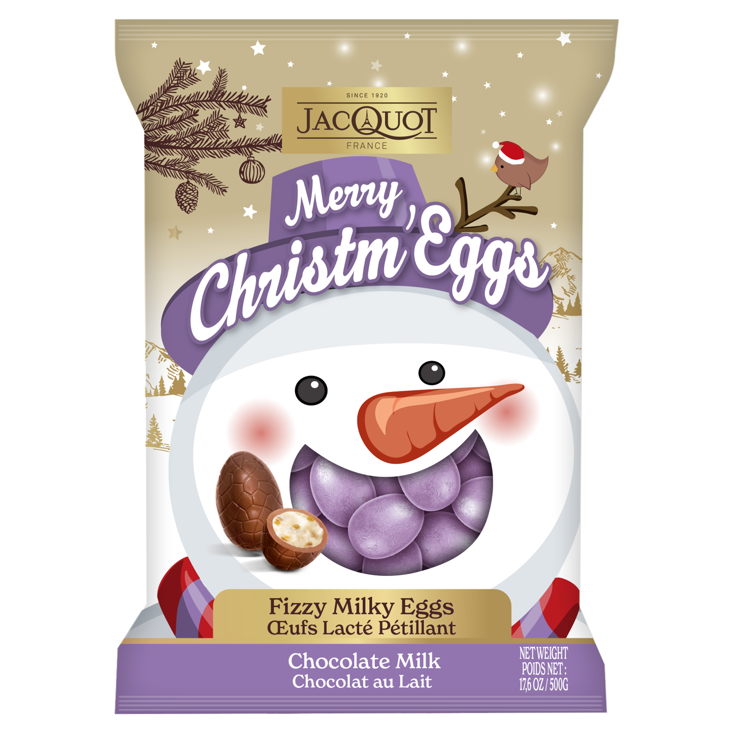 Шоколадные яйца Jacquot Merry Christmas - фото 1