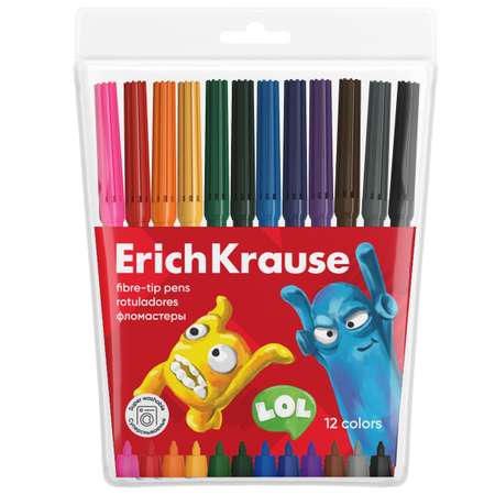 Фломастеры ErichKrause 12 цв.