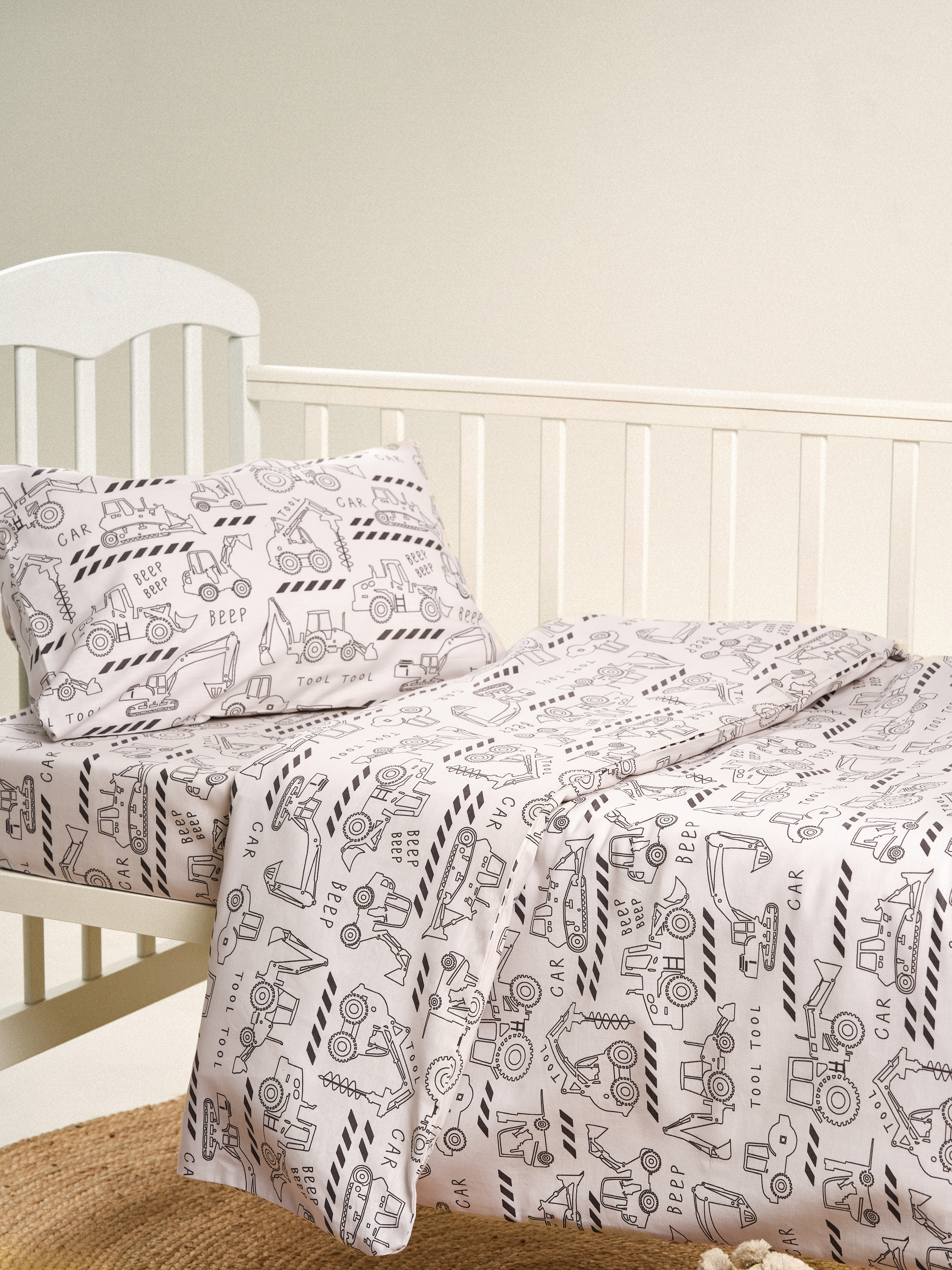 Комплект постельного белья Ночь Нежна Ремонтные работы детский 3 предм. - фото 4