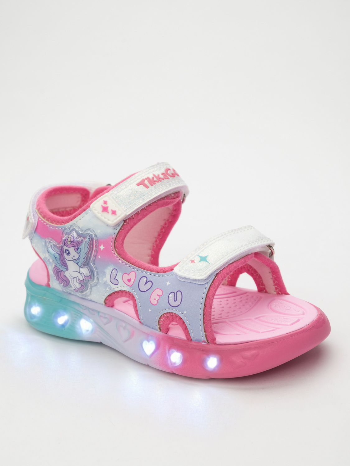 Сандалии TikkaGo 1D07_10182_white-pink-biruza - фото 4