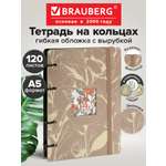 Тетрадь со сменным блоком Brauberg клетка 120 лист.
