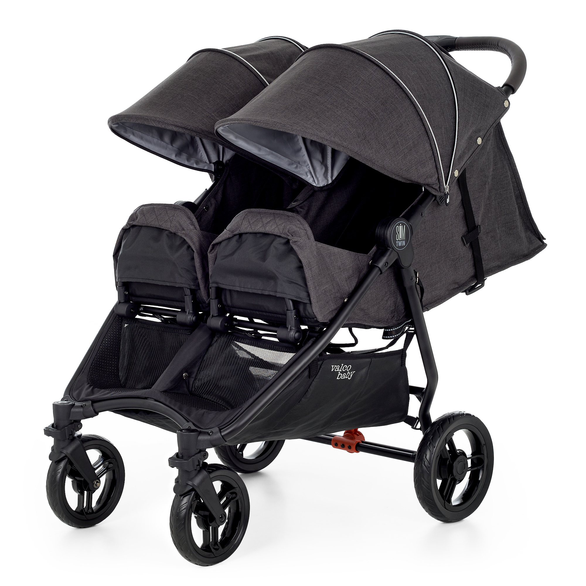 Коляска прогулочная Valco baby Slim Twin / Charcoal - фото 6