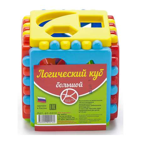 Игрушка Karolina toys пирамидка Сортер Кубик