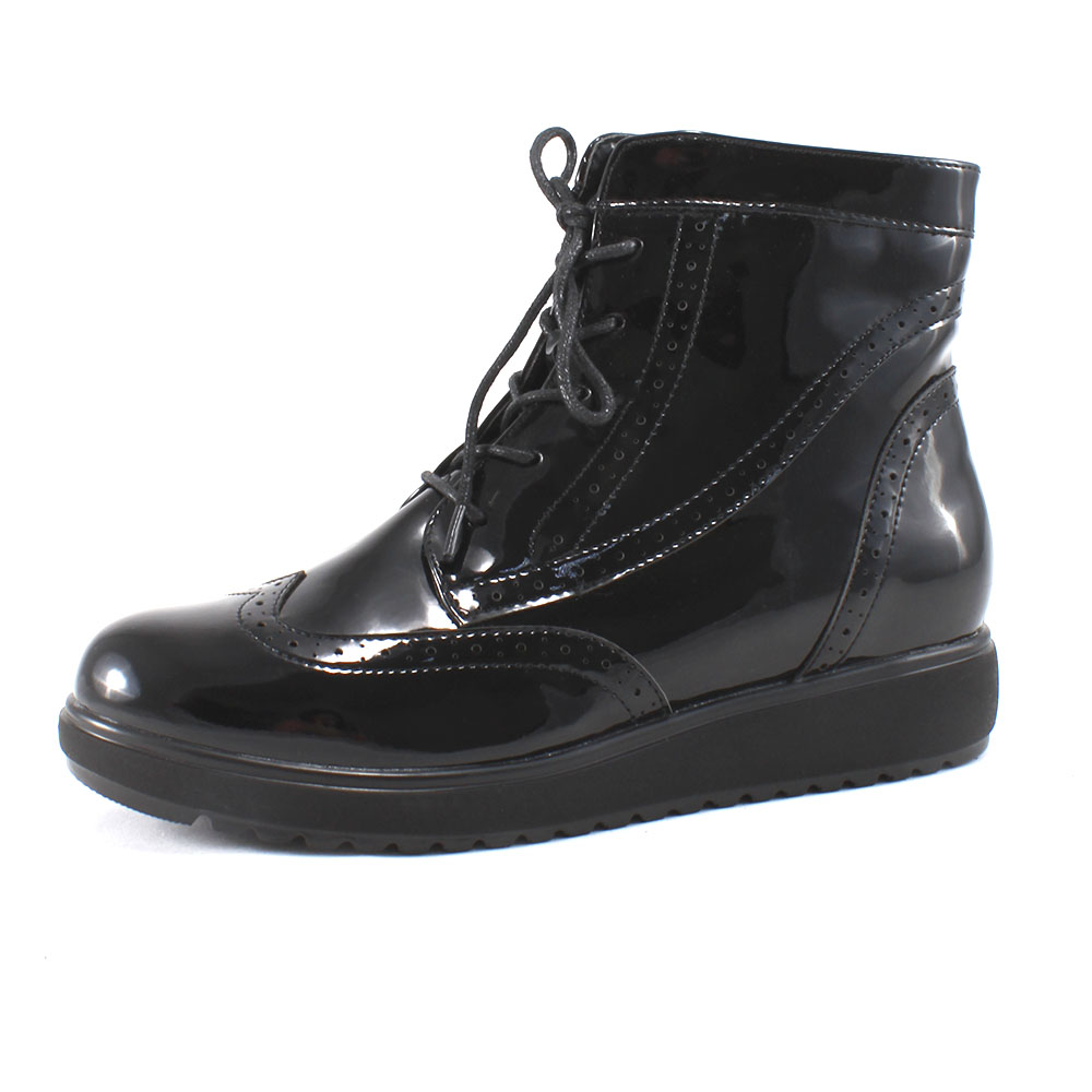 Ботинки Europen 568136/10-01-СВ EUROPEN Ботинки для девочки,черный - фото 1