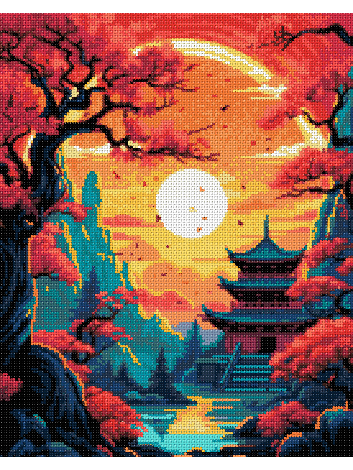Алмазная мозаика Art on Canvas Багряный закат в ассортименте - фото 2