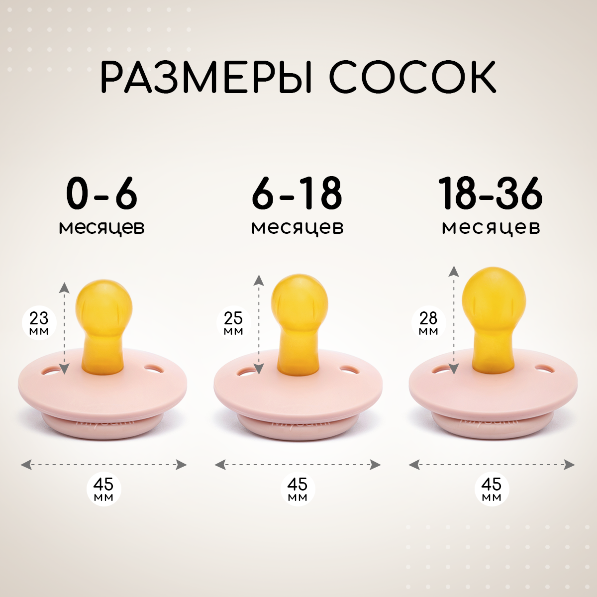 Пустышка Miyoumi латекс анатомическая от 6 мес. - фото 6
