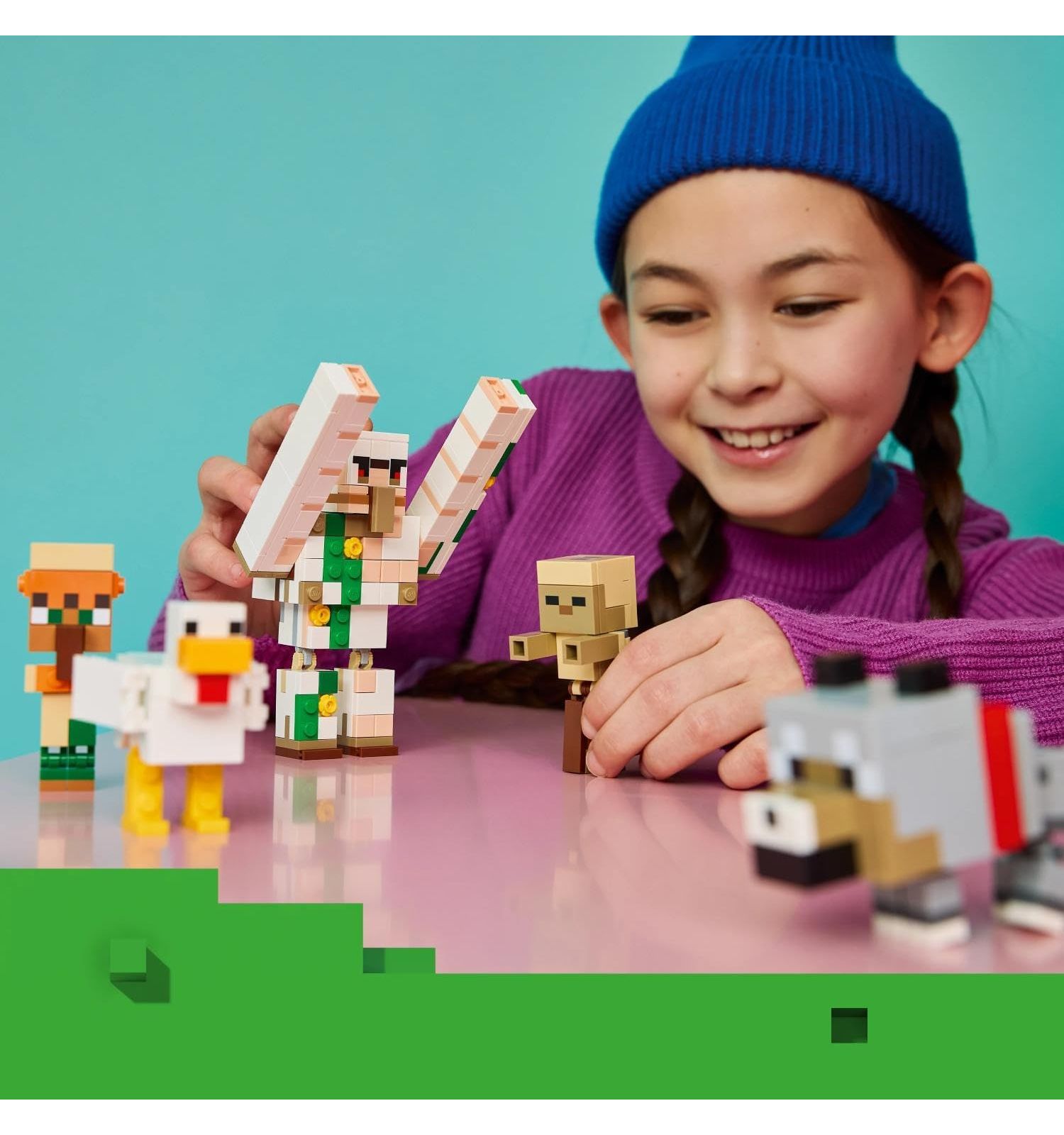 Конструктор LEGO Minecraft Куриный наездник 428 дет. - фото 12