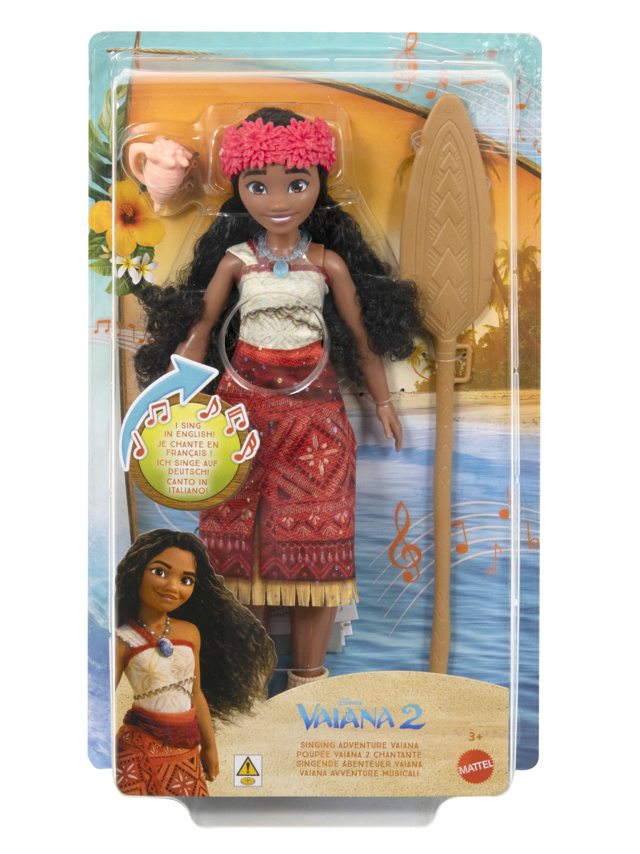 Кукла модельная Disney JBT61 Моана поющая 2 Mattel высота 27 см JBT61/JHH26 - фото 4