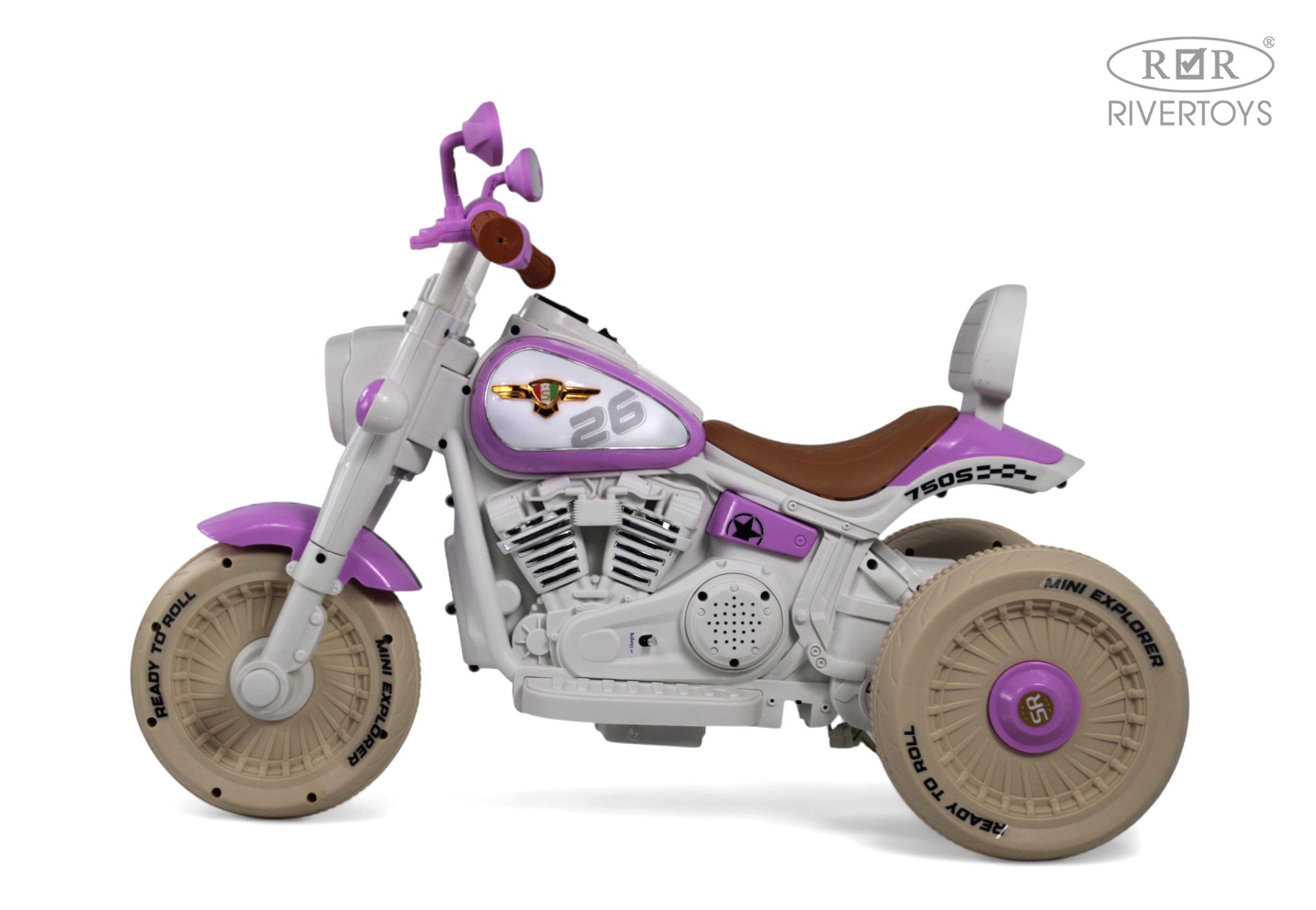 Электромобиль RIVERTOYS G500GG-A-PURPLE - фото 16