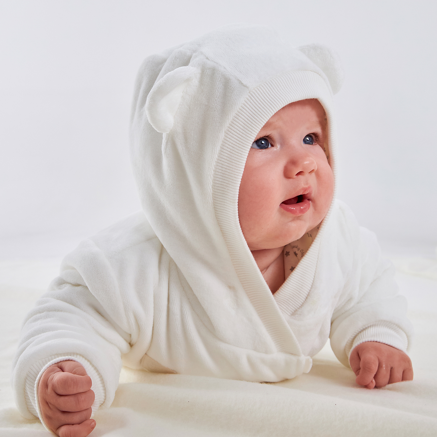 Комбинезон утепленный Lucky Child 142-72/молочный/0-2 - фото 7